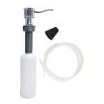 Universal Soap Dispenser with Curved Nozzle in Chrome - Model 10038