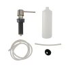 4th image of Universal Soap Dispenser with Straight Nozzle in Brushed Nickel