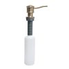 6th image of Universal Soap Dispenser with Curved Nozzle in Brushed Nickel