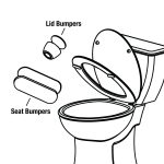 6th image of Universal Toilet Seat Bumpers