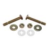 2nd image of 1/4 in. x 3-1/2 in. Brass Closet Bolt Kit