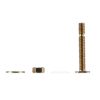 7th image of 1/4 in. x 3-1/2 in. Brass Closet Bolt Kit