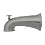 6 in. Decorative Tub Spout with Pull Up Diverter in Brushed Nickel - Model 10316