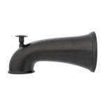 6 in. Decorative Tub Spout with Pull Up Diverter in Oil Rubbed Bronze - Model 10317