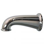 8 in. Decorative Tub Spout with Pull Down Diverter in Chrome - Model 10318
