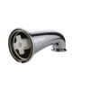22nd image of 8 in. Decorative Tub Spout with Pull Down Diverter in Chrome