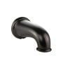 5th image of 8 in. Decorative Tub Spout with Pull Down Diverter in Oil Rubbed Bronze
