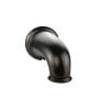 6th image of 8 in. Decorative Tub Spout with Pull Down Diverter in Oil Rubbed Bronze
