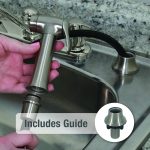 12th image of Transitional Side Spray with Guide in Brushed Nickel