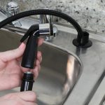 4th image of Economy Kitchen Side Spray with Guide in Black