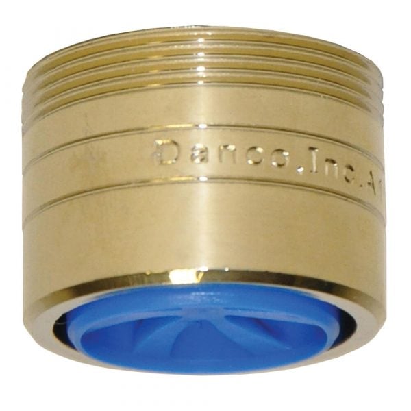 1.5 GPM Dual Thread Aerator in Polished Brass