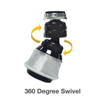 5th image of 1.5 GPM Dual Thread Swivel Sprayrator in Chrome