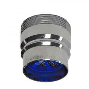 15/16 in.-27M or 55/64 in.-27F Large Snap Coupling Dishwasher Aerator Adapter in Chrome 15/16 in.-27M or 55/64 in.-27F Large Snap Coupling Dishwasher Aerator Adapter in Chrome