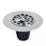 Hair Catcher Shower Drain Cover in Chrome Hair Catcher Shower Drain Cover in Chrome