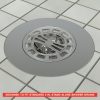 4th image of Hair Catcher Shower Drain Cover in Chrome