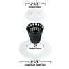 1st image of Hair Catcher Shower Drain Cover in White