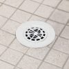 3rd image of Hair Catcher Shower Drain Cover in White