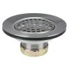 1st image of 4 1/2″ Mobile Home Flat Top Shower Drain Strainer in Chrome