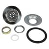 4th image of 4 1/2″ Mobile Home Flat Top Shower Drain Strainer in Chrome