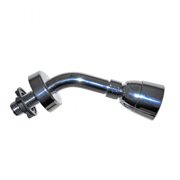 Mobile Home Shower Head with Arm and Flange in Chrome