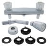 2nd image of 8 in. Mobile Home/RV Shower Faucet with Arm in Chrome