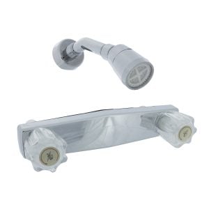 8 in. Mobile Home/RV Shower Faucet with Arm in Chrome 8 in. Mobile Home/RV Shower Faucet with Arm in Chrome