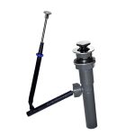 EZ Connect Pop-up Plastic Lavatory Drain in Chrome - Model 10691