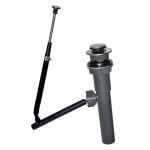 EZ Connect Pop-up Plastic Lavatory Drain in Brushed Nickel - Model 10693