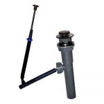 EZ Connect Pop-up Plastic Lavatory Drain in Oil Rubbed Bronze - Model 10751