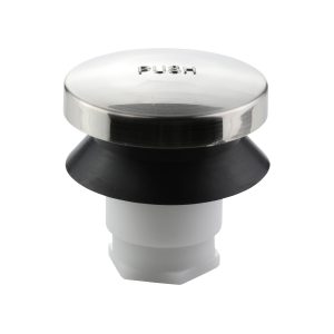 Touch-Toe Bathtub Drain Stopper in Brushed Nickel