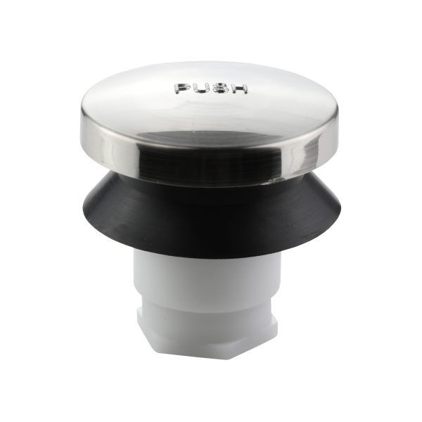 Touch-Toe Bathtub Drain Stopper in Brushed Nickel