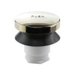 Touch-Toe Bathtub Drain Stopper in Polished Brass - Model 10756