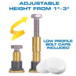 3rd image of Zero Cut Bolts™ Toilet Mounting Bolts 2-Pack