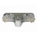 8 in. Mobile Home Off-Set Style Tub/Shower Faucet with Knob Handles in Chrome 8 in. Mobile Home Off-Set Style Tub/Shower Faucet with Knob Handles in Chrome