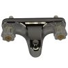 1st image of 8 in. Mobile Home Off-Set Style Tub/Shower Faucet with Knob Handles in Chrome