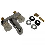 4 in. Mobile Home Tub/Shower Faucet with Knob Handles in Chrome 4 in. Mobile Home Tub/Shower Faucet with Knob Handles in Chrome