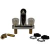 4th image of 4 in. Mobile Home Tub/Shower Faucet with Knob Handles in Chrome