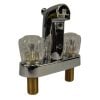 5th image of 4 in. Mobile Home Tub/Shower Faucet with Knob Handles in Chrome