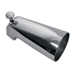 Universal Tub Spout with Front Diverter in Chrome (Case of 10) Universal Tub Spout with Front Diverter in Chrome (Case of 10)