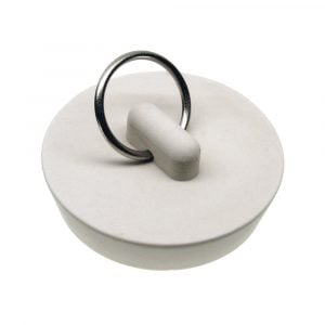 1-5/8 in. Rubber Drain Stopper in White (1 per Bag) 1-5/8 in. Rubber Drain Stopper in White (1 per Bag)