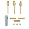 2nd image of Tub/Shower 3-Handle Remodeling Kit for Central Brass in Chrome
