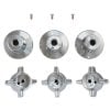 3rd image of Tub/Shower 3-Handle Remodeling Kit for Central Brass in Chrome