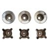 5th image of Tub/Shower 3-Handle Remodeling Kit for Central Brass in Chrome