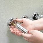 8th image of Tub/Shower 3-Handle Remodeling Kit for Gerber in Chrome