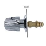 3rd image of Tub/Shower 3-Handle Remodeling Kit for Price Pfister Verve in Chrome