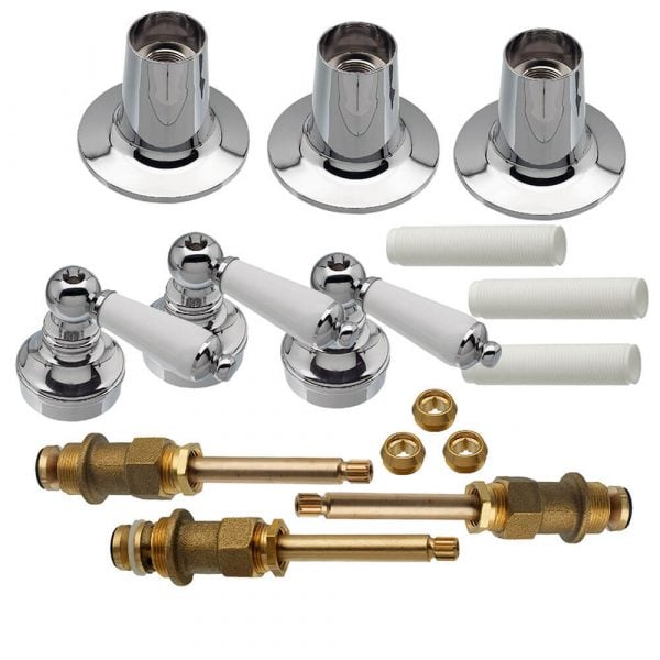 Tub/Shower 3-Handle Remodeling Trim Kit for Price Pfister
