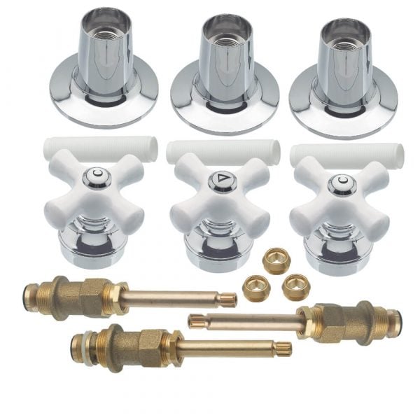 Tub/Shower 3-Handle Remodeling Trim Kit for Price Pfister Tub/Shower 3-Handle Remodeling Trim Kit for Price Pfister