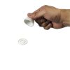 2nd image of Universal Round Toilet Bolt Caps in White (10 per Bag)