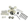 7th image of Faucet Cross-Arm Handle in White