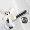 1st image of Faucet Cross-Arm Handle in White